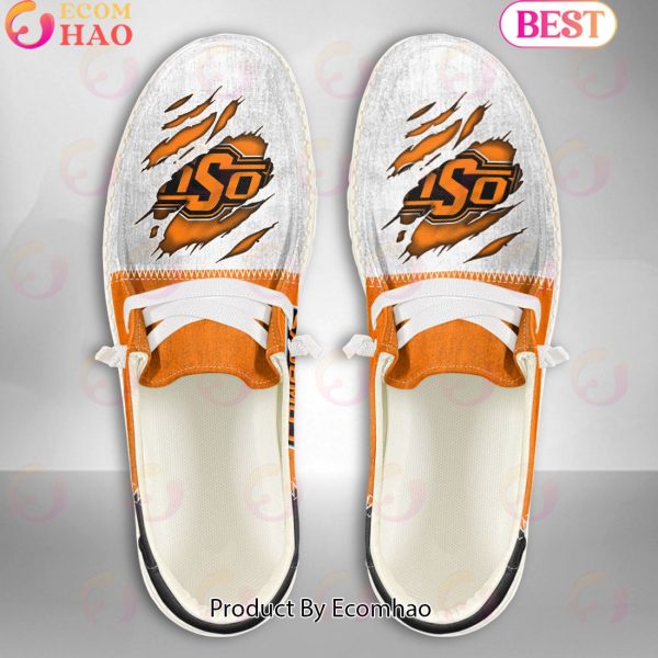 NCAA Oklahoma State Cowboys Custom Name Hey Dude Shoes