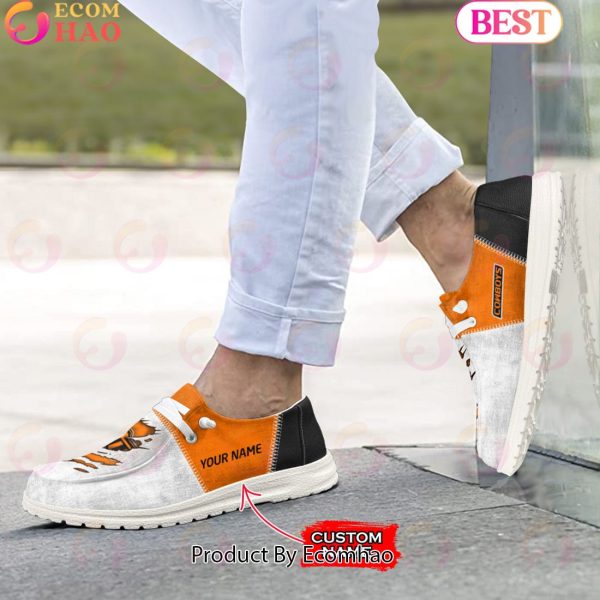 NCAA Oklahoma State Cowboys Custom Name Hey Dude Shoes