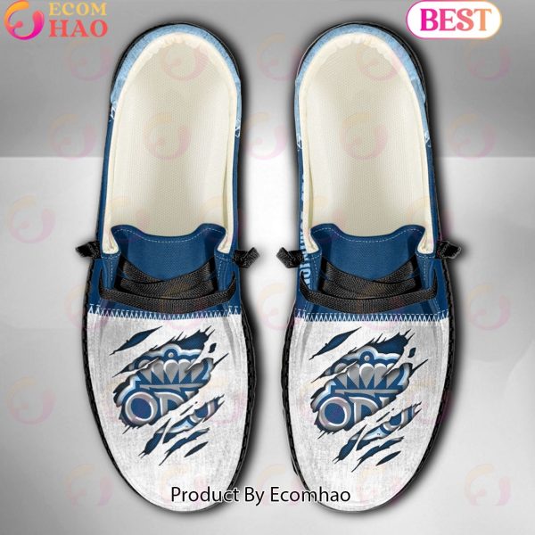 NCAA Old Dominion Monarchs Custom Name Hey Dude Shoes