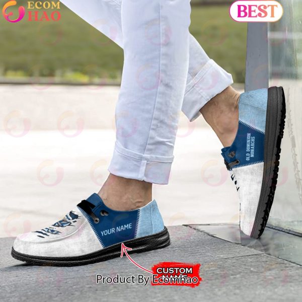 NCAA Old Dominion Monarchs Custom Name Hey Dude Shoes