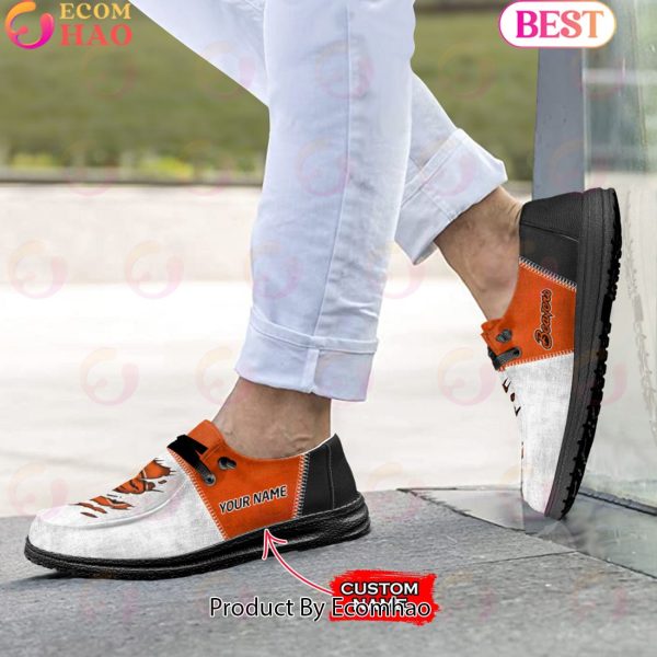 NCAA Oregon State Beavers Custom Name Hey Dude Shoes