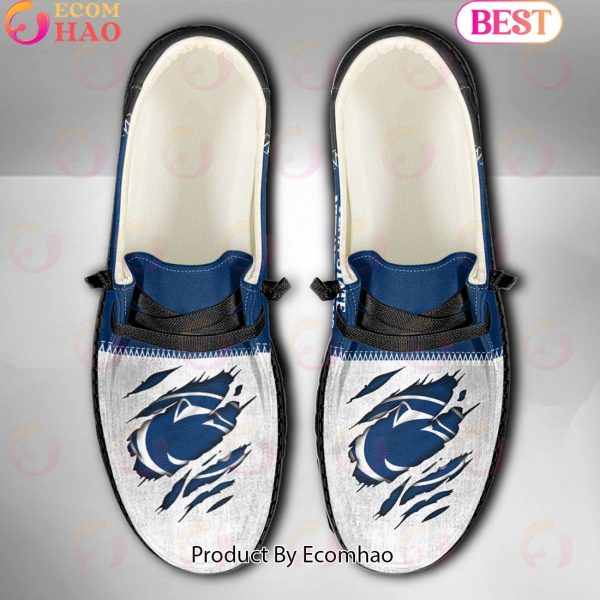 NCAA Penn State Nittany Lions Custom Name Hey Dude Shoes