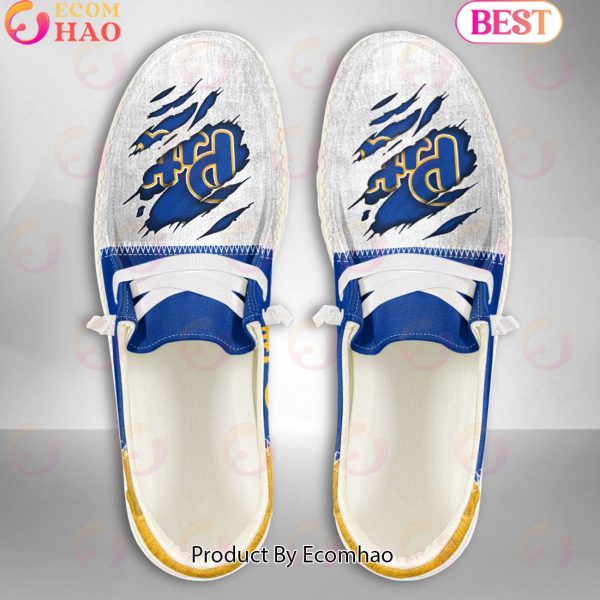NCAA Pittsburgh Panthers Custom Name Hey Dude Shoes