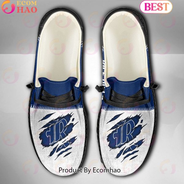 NCAA Rice Owls Custom Name Hey Dude Shoes