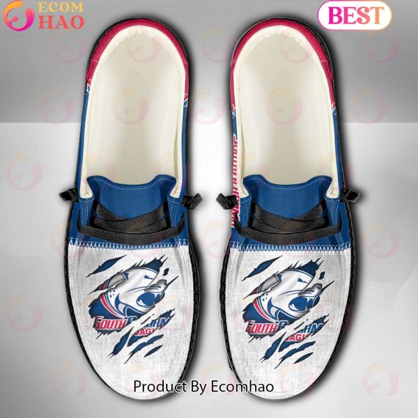 NCAA South Alabama Jaguars Custom Name Hey Dude Shoes