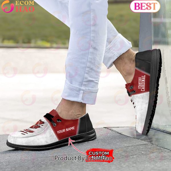 NCAA Stanford Cardinal Custom Name Hey Dude Shoes