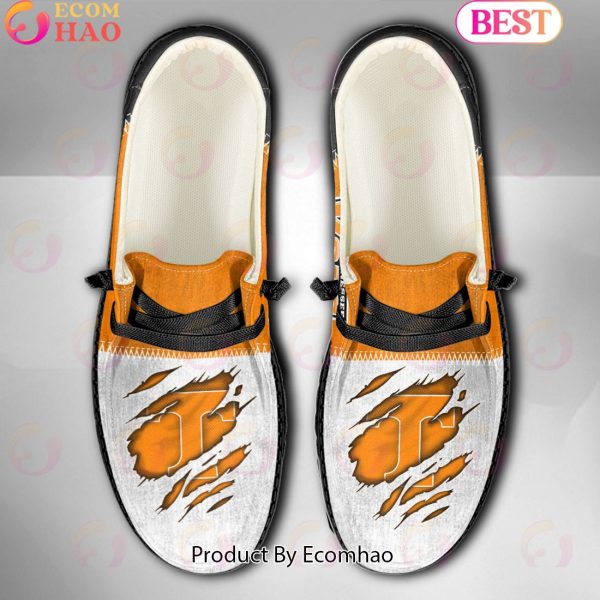NCAA Tennessee Volunteers Custom Name Hey Dude Shoes