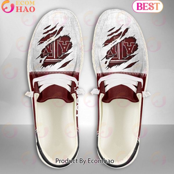 NCAA Texas A&M Aggies Custom Name Hey Dude Shoes