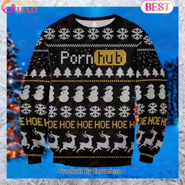 Porn Hub Hoe Hoe Hoe xxx Porn Ugly Sweater