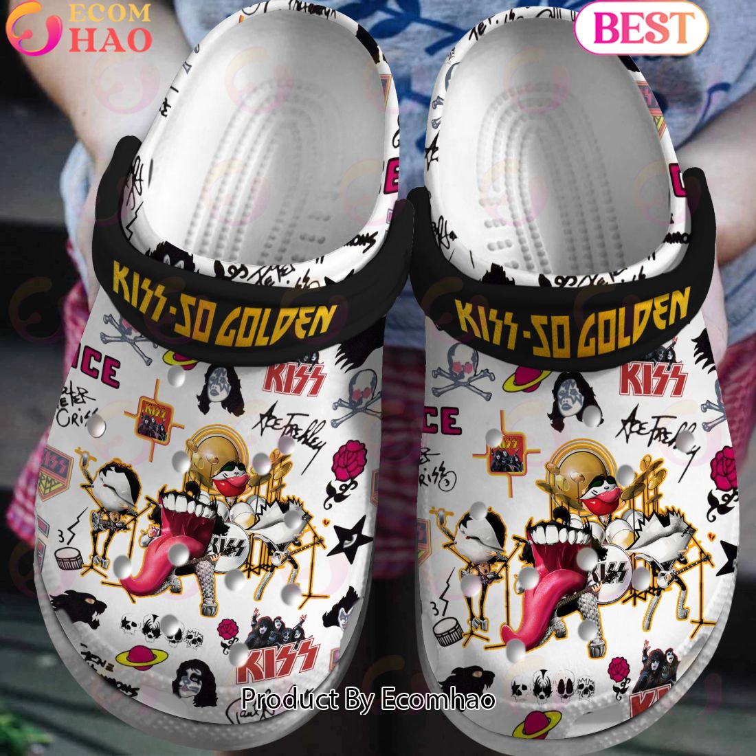 Kiss-So Golden Ace Frehley Clogs