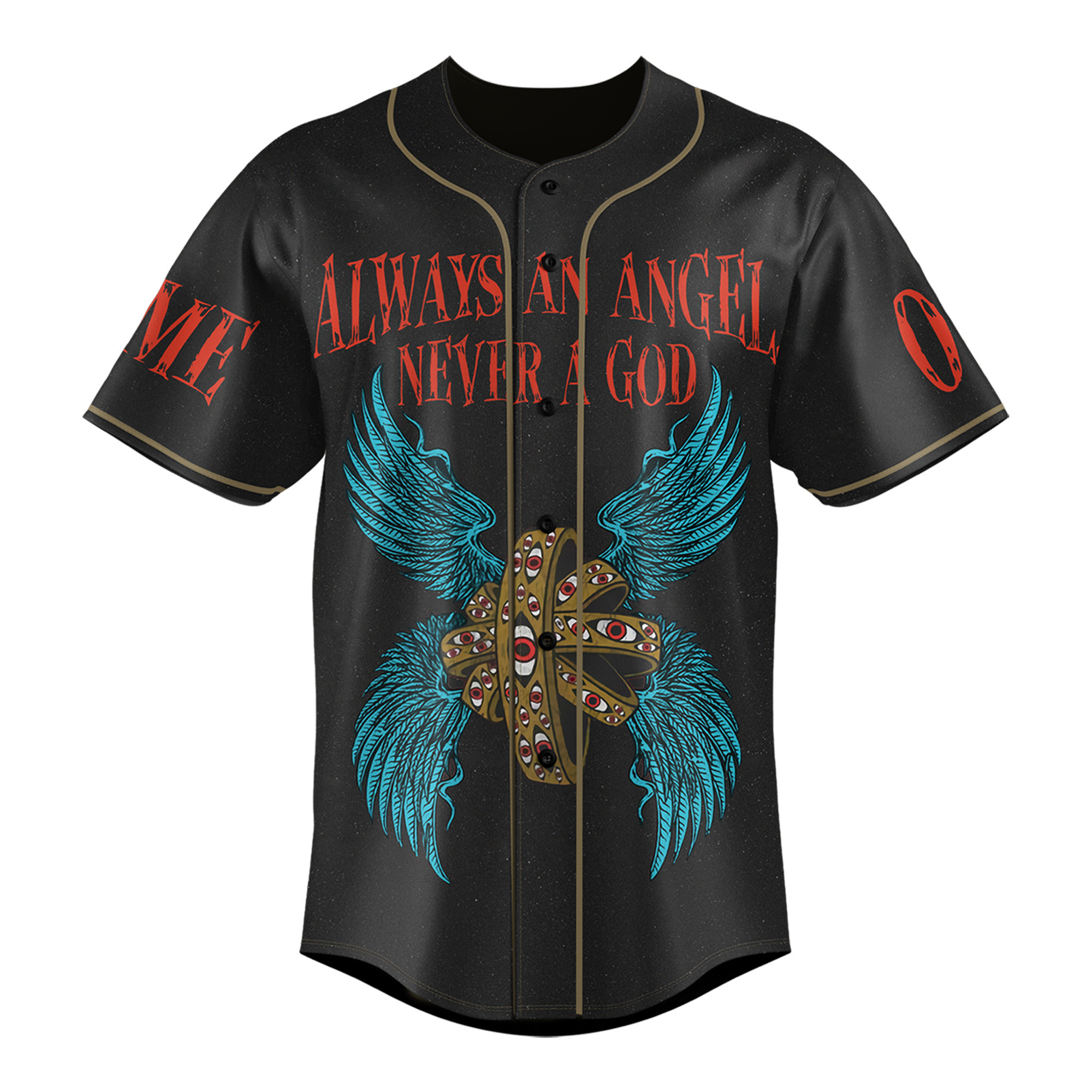 Personalized Always An Angel Never A God Boygenius Oct 31, 2023 Hollywood Bowl Baseball Jersey