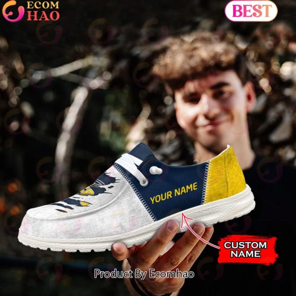 NCAA Toledo Rockets Custom Name Hey Dude Shoes