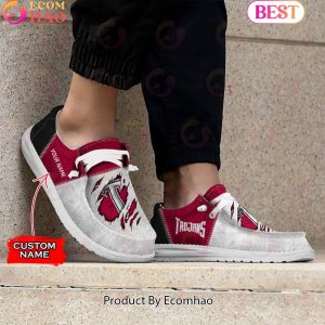 NCAA Troy Trojans Custom Name Hey Dude Shoes