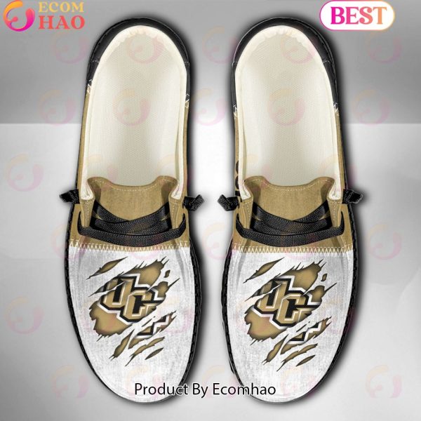 NCAA UCF Knights Custom Name Hey Dude Shoes