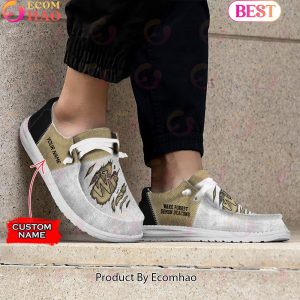 NCAA Wake Forest Demon Deacons Custom Name Hey Dude Shoes