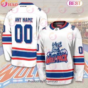 Personalized AHL Hartford Wolf Pack Men’s and Women Hockey Jersey 2023-2024 Personalized AHL Hartford Wolf Pack Men’s and Women Hockey Jersey 2023-2024