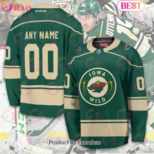 Personalized AHL Iowa Wild Men’s and Women Hockey Jersey 2023-2024 Personalized AHL Iowa Wild Men’s and Women Hockey Jersey 2023-2024