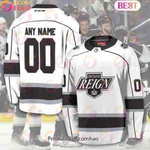 Personalized AHL Ontario Reign Men’s and Women Hockey Jersey 2023-2024