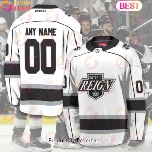Personalized AHL Ontario Reign Men’s and Women Hockey Jersey 2023-2024