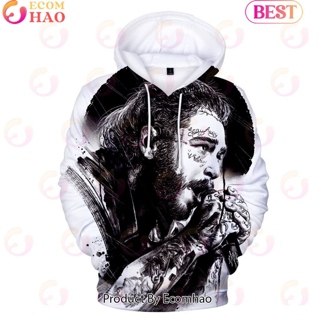 Post Malone Limited Edition 3D Unisex Hoodie