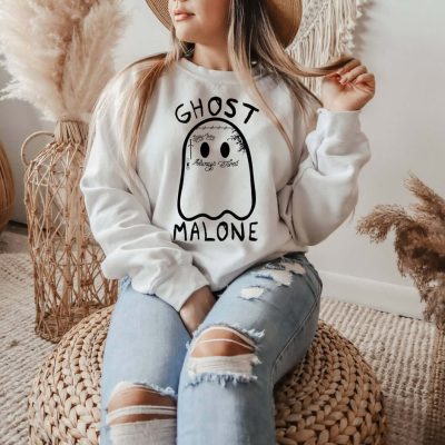 Embrace Ghostly Vibes with a Ghost Malone Sweatshirt: Show off Your Spooky Style