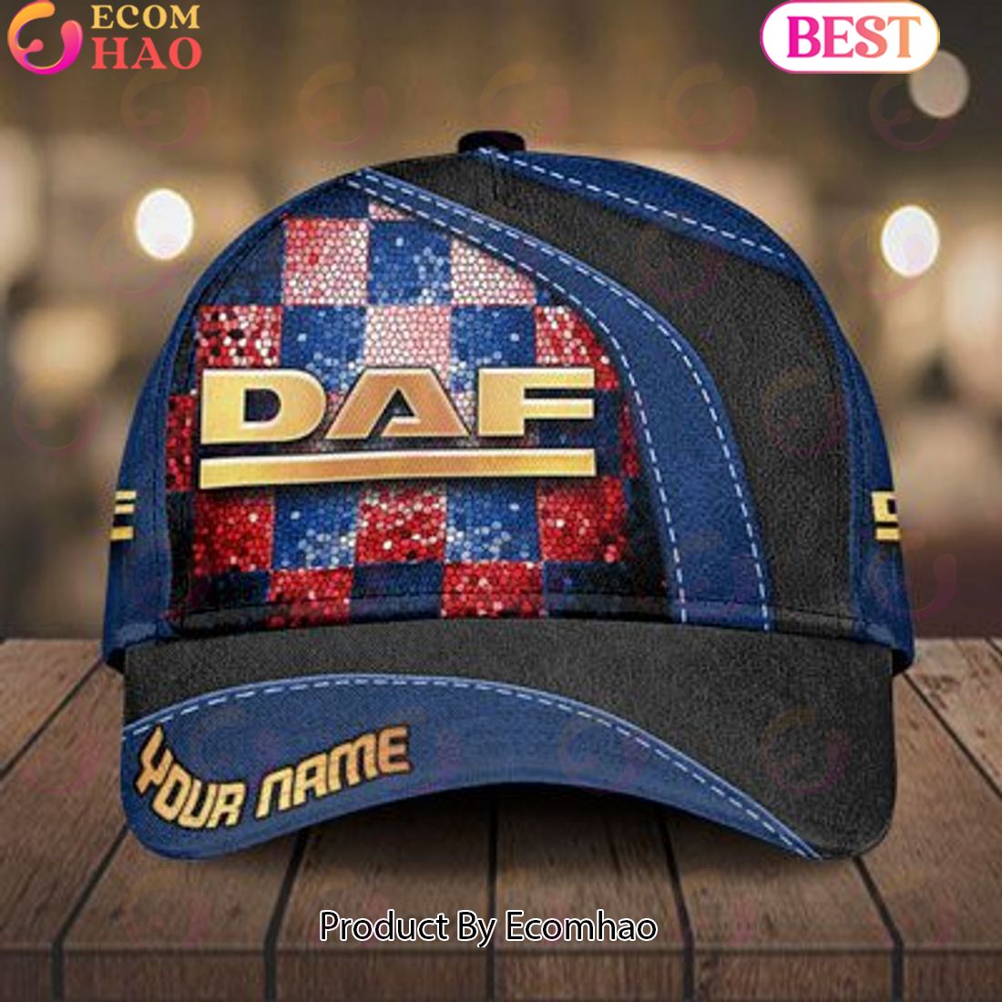 DAF Truck Classic Cap Gold Iron Type