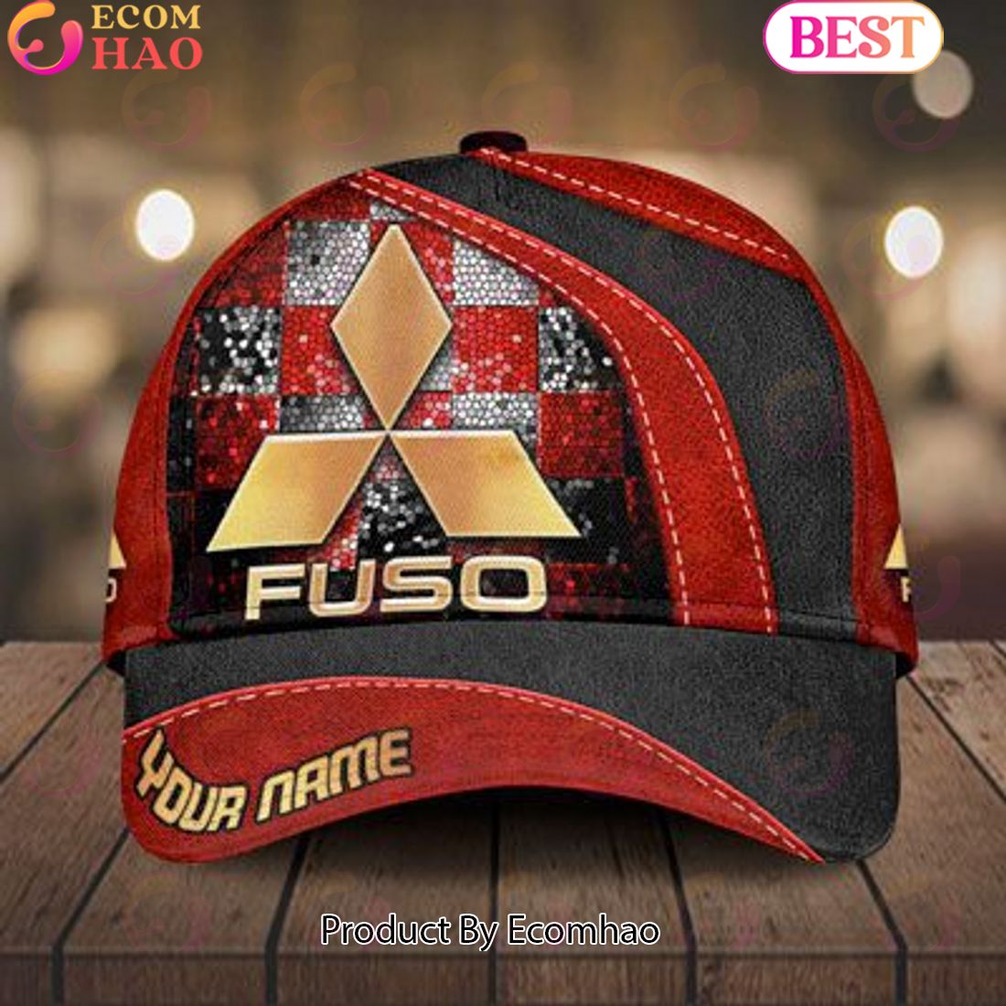 Fuso Truck Classic Cap Gold Iron Type