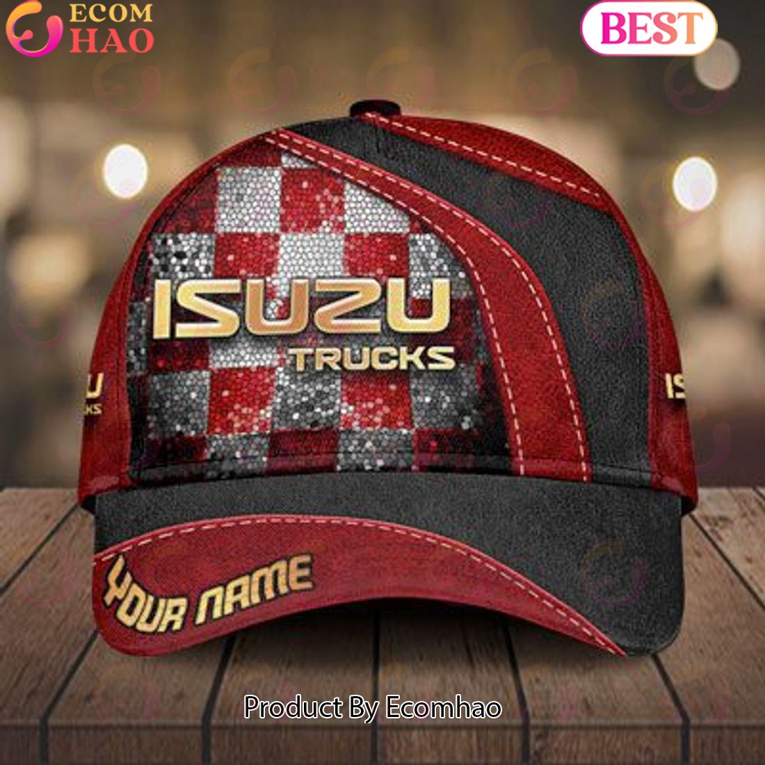 Isuzu Truck Classic Cap Gold Iron Type