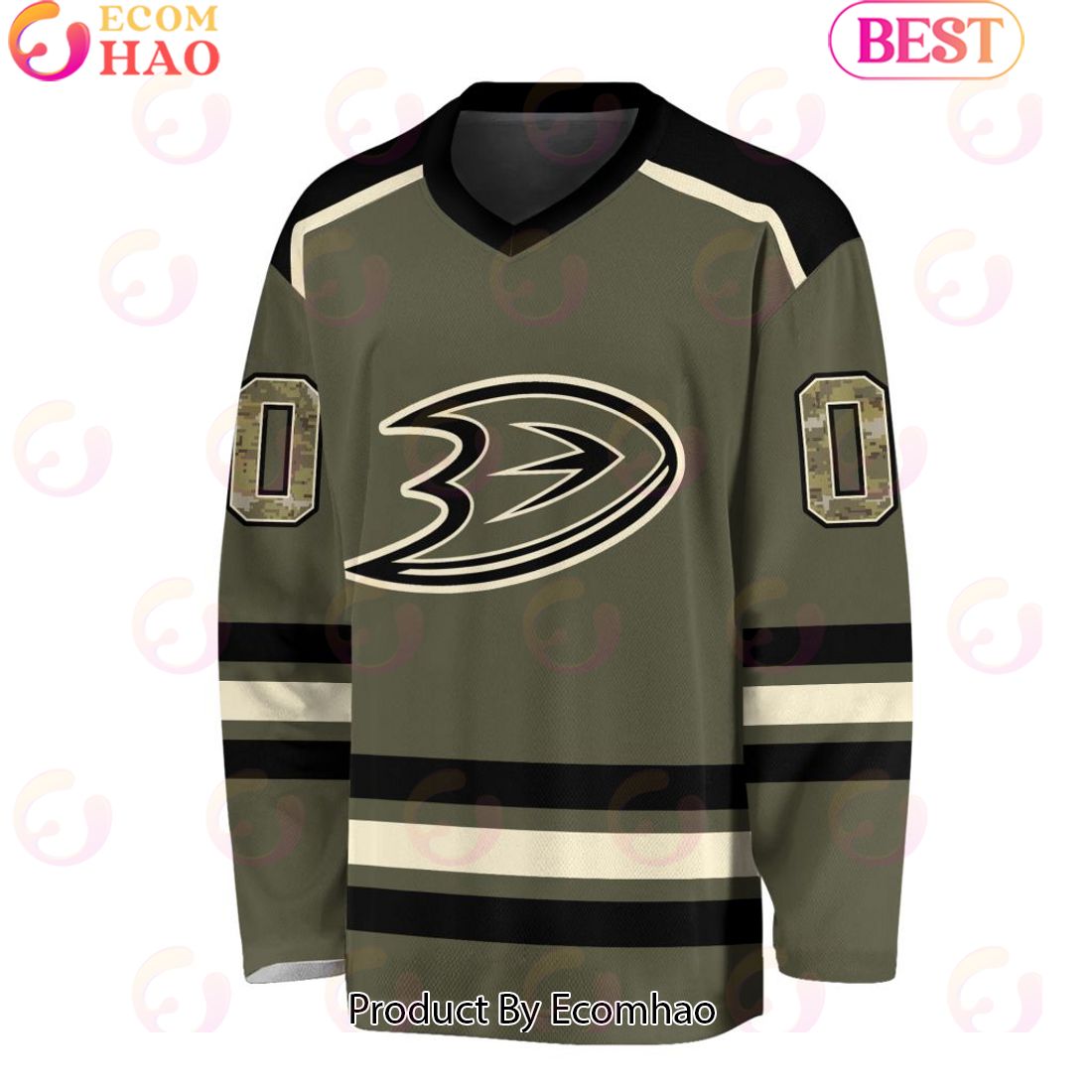 NHL Anaheim Ducks Special Camo Hockey Jersey