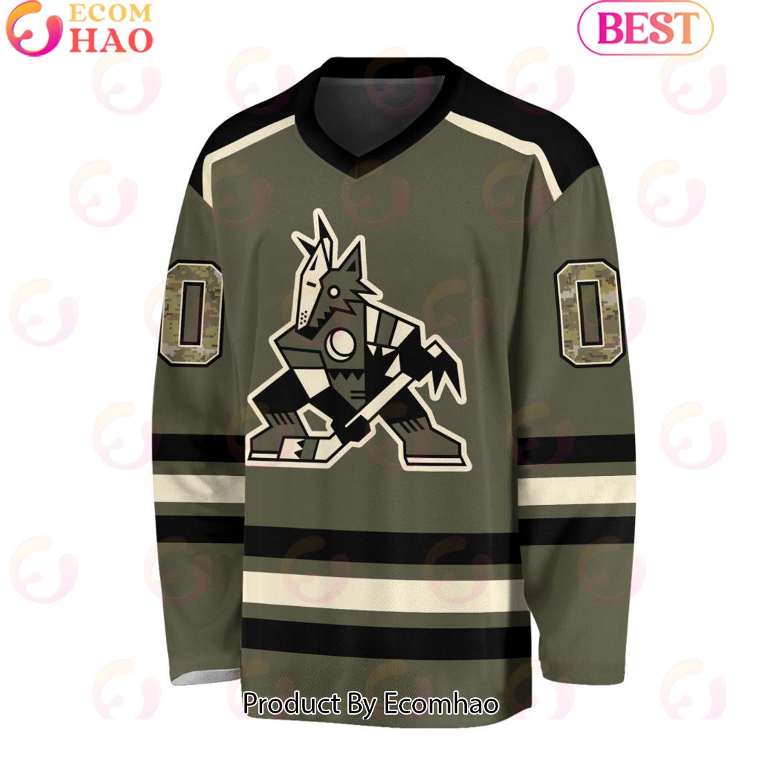 NHL Arizona Coyotes Special Camo Hockey Jersey