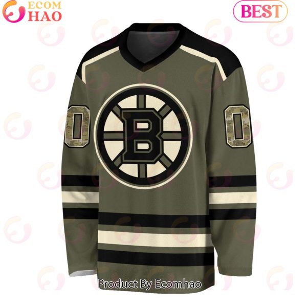 NHL Boston Bruins Special Camo Hockey Jersey