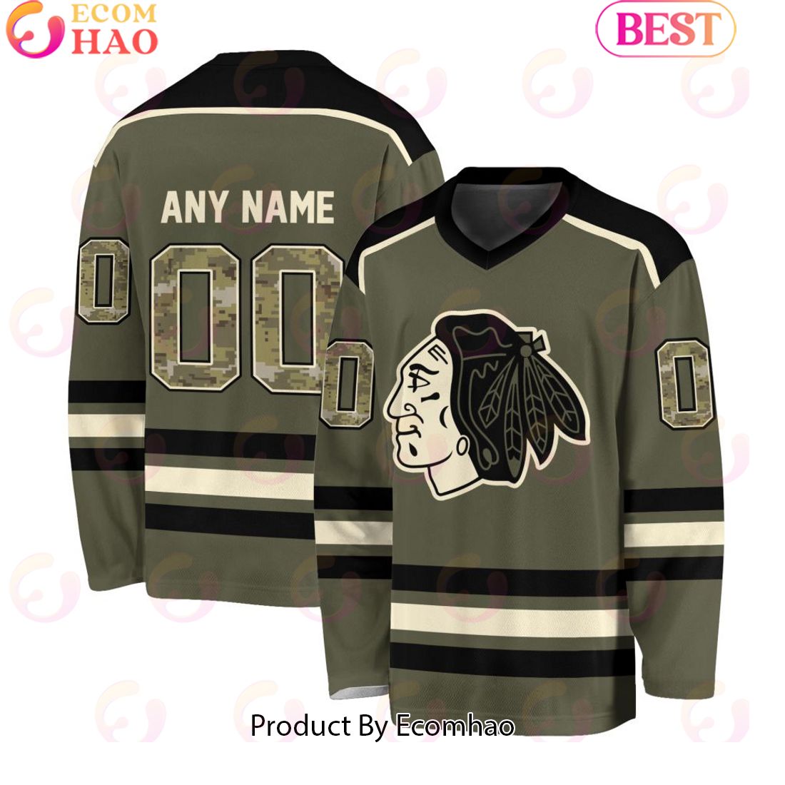 NHL Florida Panthers Special Camo Hockey Jersey