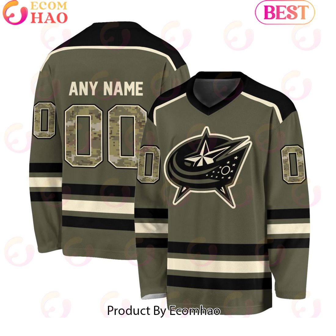 NHL Dallas Stars Special Camo Hockey Jersey