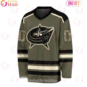 NHL Columbus Blue Jackets Special Camo Hockey Jersey