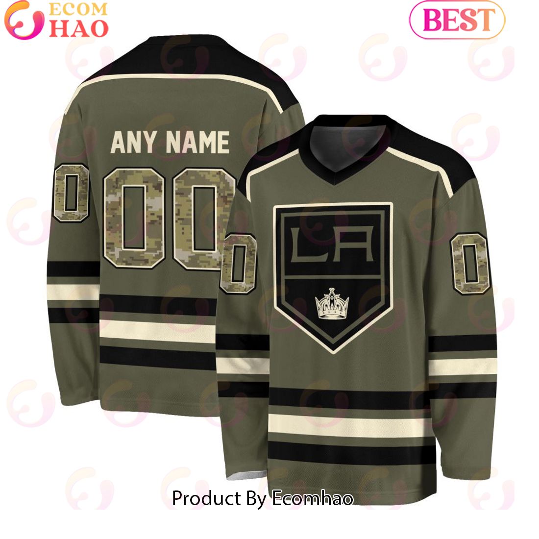 NHL Los Angeles Kings Special Camo Hockey Jersey