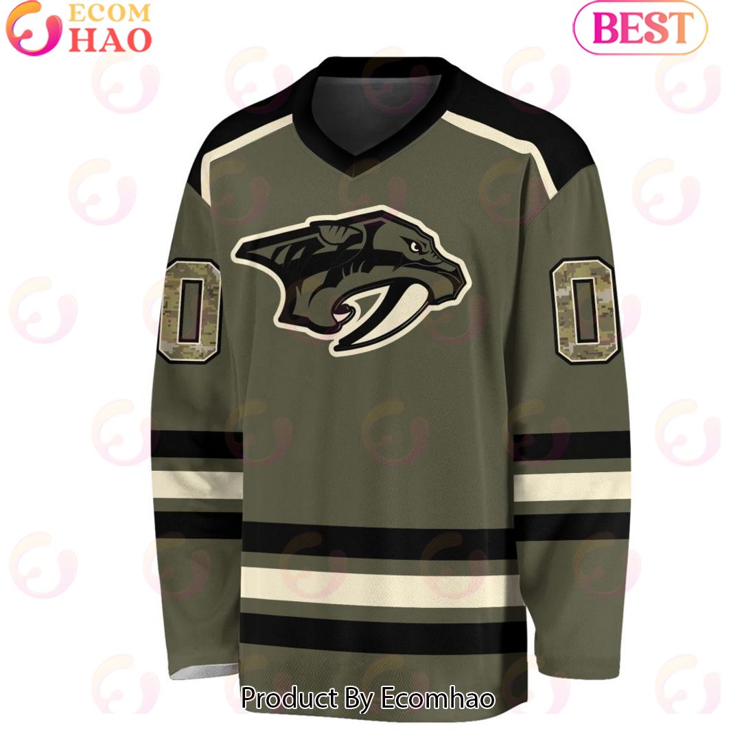 NHL Nashville Predators Special Camo Hockey Jersey