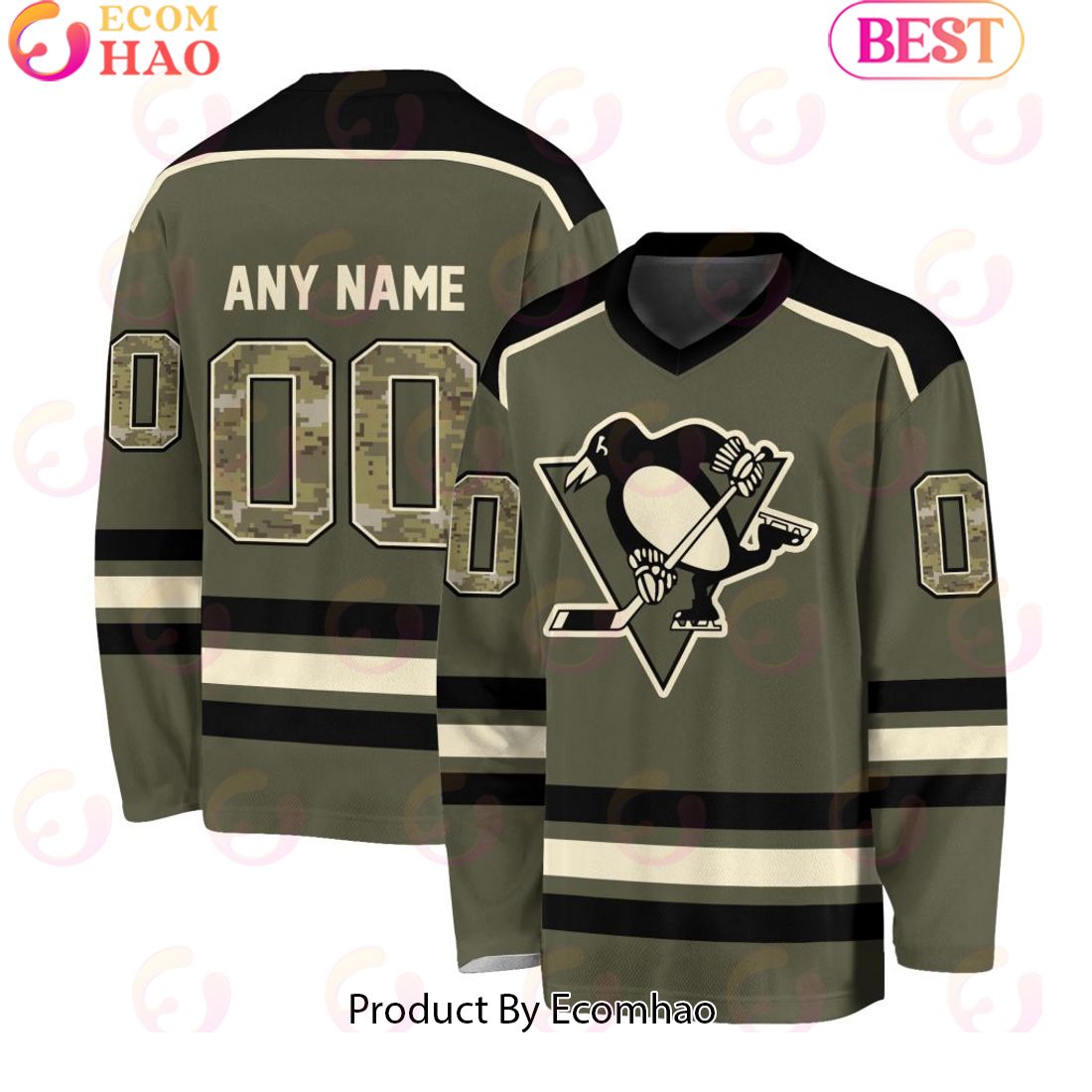 NHL Pittsburgh Penguins Special Camo Hockey Jersey