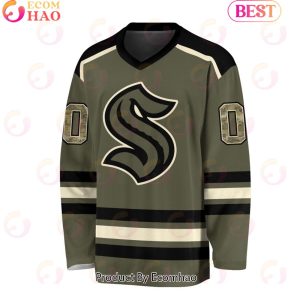 NHL Seattle Kraken Special Camo Hockey Jersey