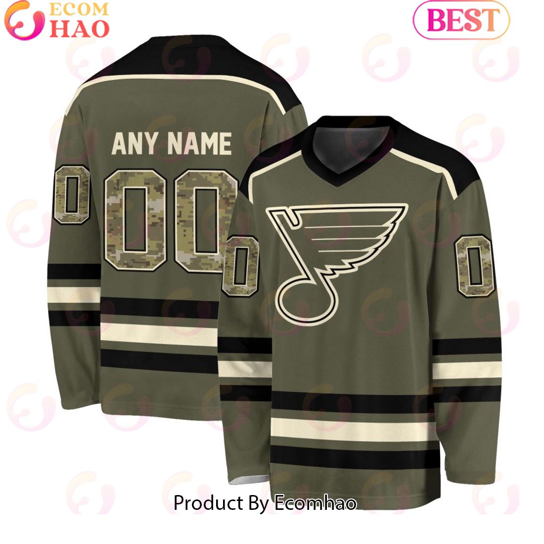 NHL St. Louis Blues Special Camo Hockey Jersey