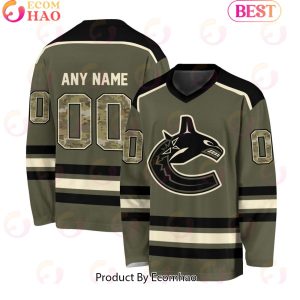 NHL Vancouver Canucks Special Camo Hockey Jersey