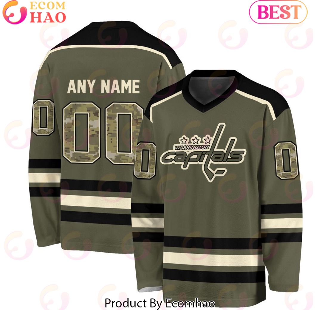 NHL Vancouver Canucks Special Camo Hockey Jersey