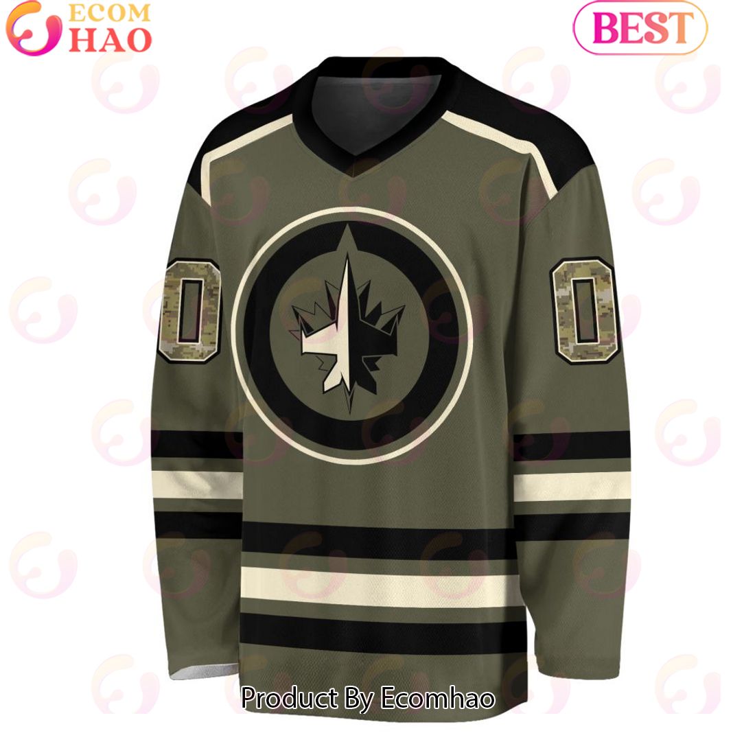 NHL Winnipeg Jets Special Camo Hockey Jersey