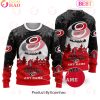 Custom Name NHL Calgary Flames Special Christmas Ugly Sweater Design Custom Name NHL Calgary Flames Special Christmas Ugly Sweater Design