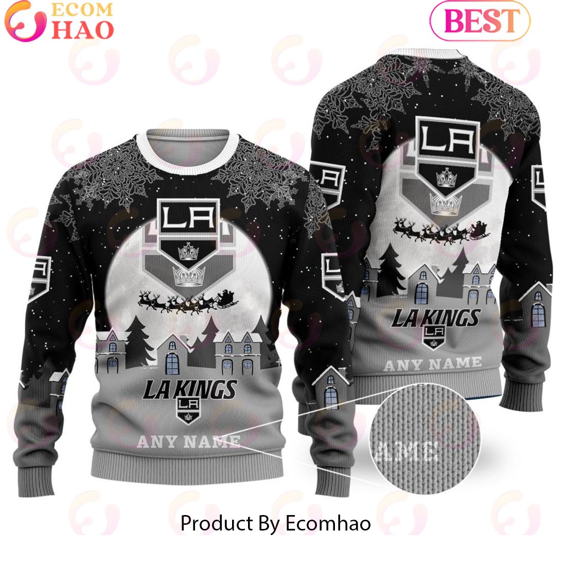 Custom Name NHL Montreal Canadiens Special Christmas Ugly Sweater Design