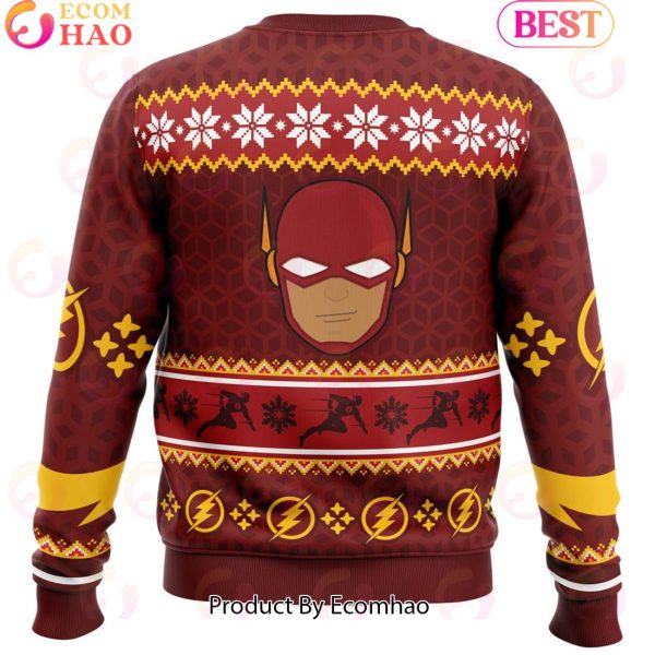 Fast Christmas The Flash DC Comics Ugly Christmas Sweater