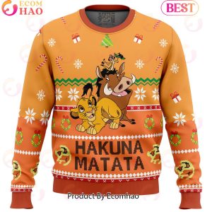 Hakuna Matata Ugly Christmas Sweater