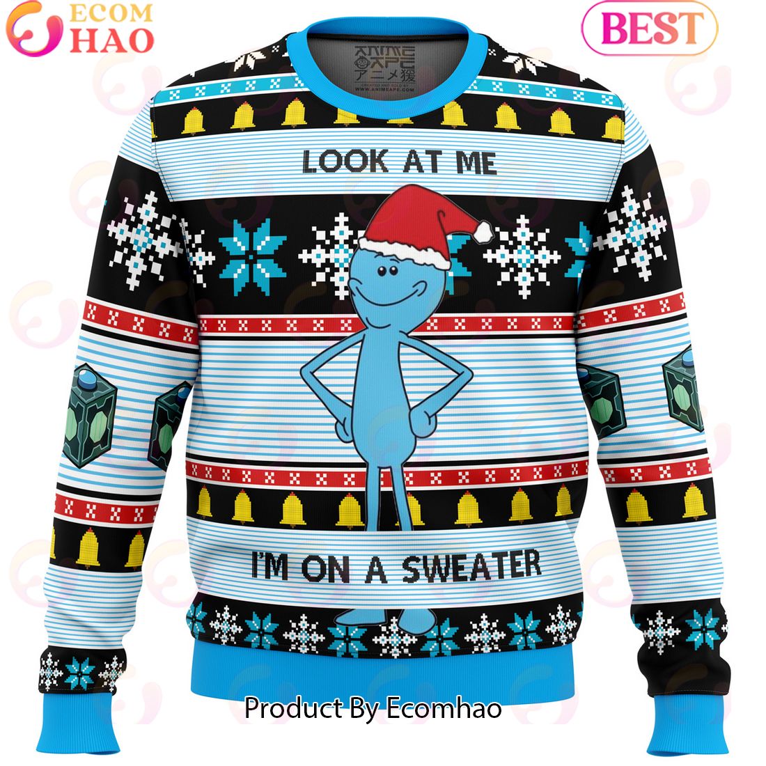 Mr. Meeseeks Ugly Christmas Sweater