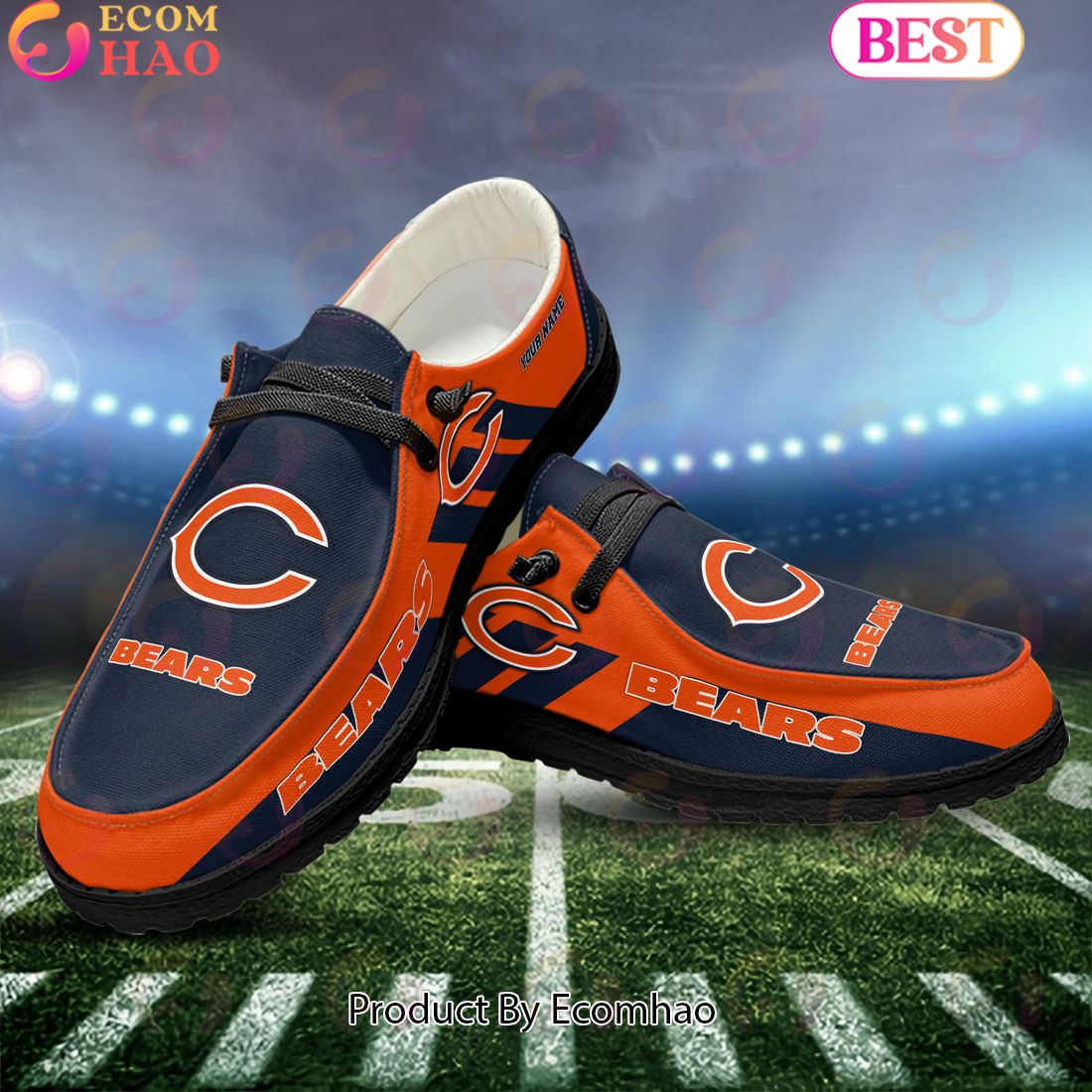 NFL Detroit Lions Hey Dude Shoes Custom Your Name