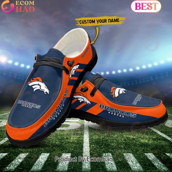 NFL Denver Broncos Hey Dude Shoes Custom Your Name