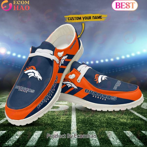 NFL Denver Broncos Hey Dude Shoes Custom Your Name